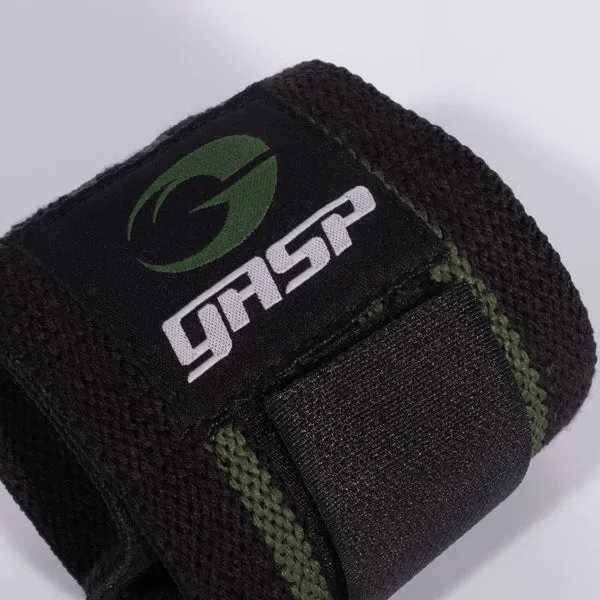 GASP HARDCORE HANDGELENK BANDAGE, Black/Green