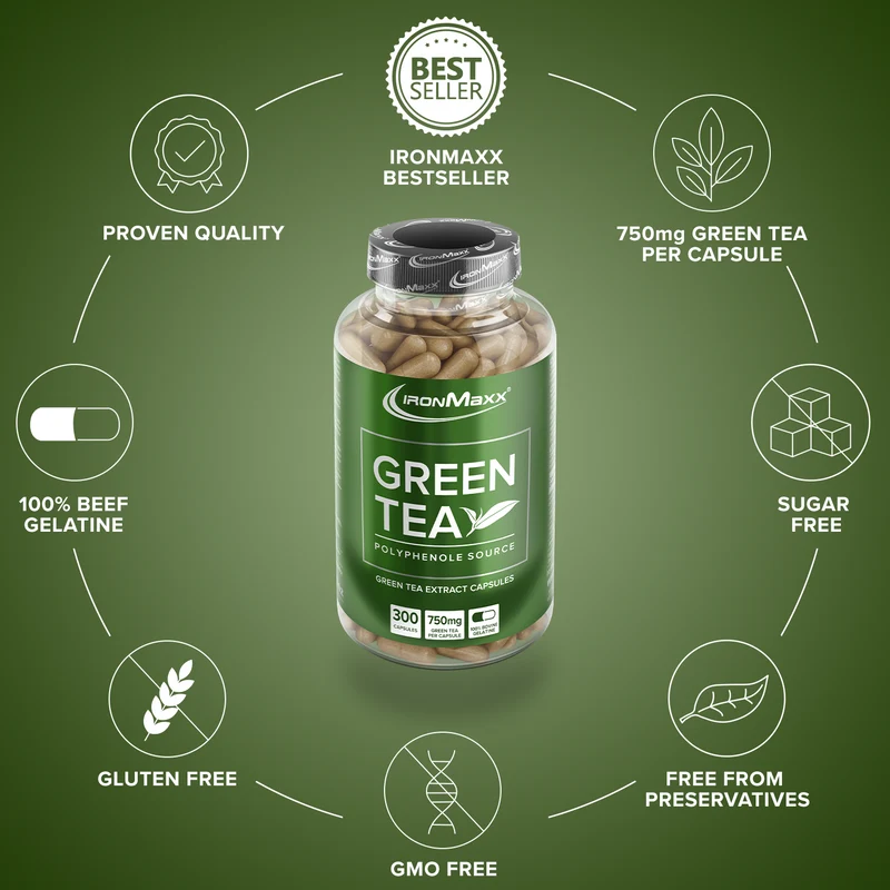 Green Tea - 300 Kapseln