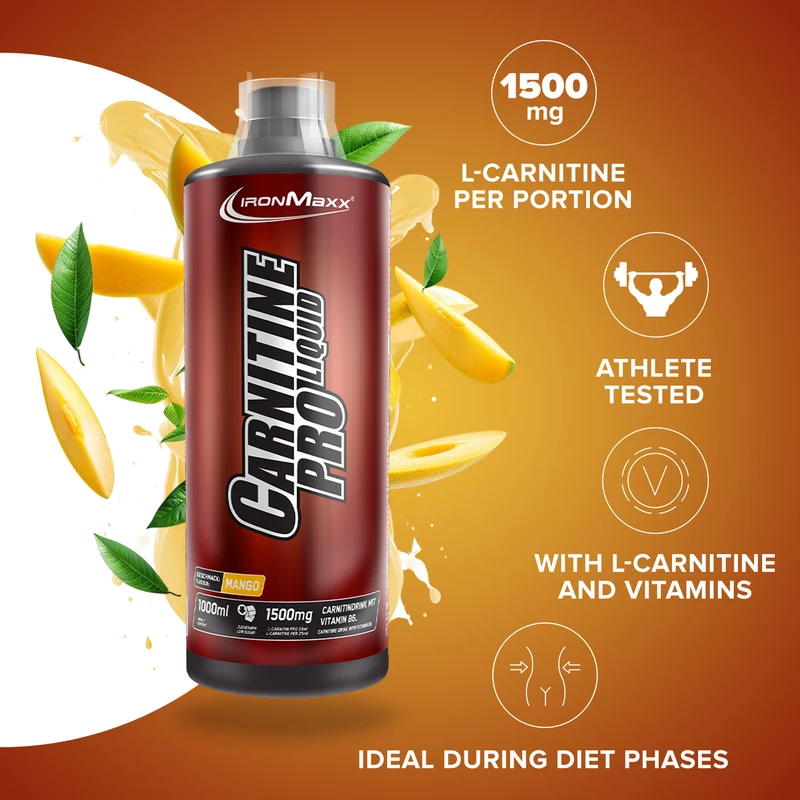 Carnitine Pro Liquid (1000ml) - Mango