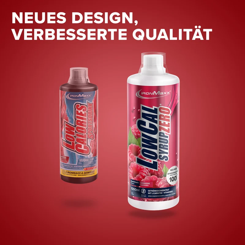 LowCal Syrup Zero (1000ml) - Himbeere