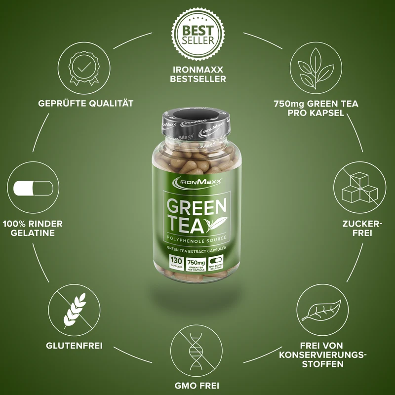 Green Tea - 130 Kapseln