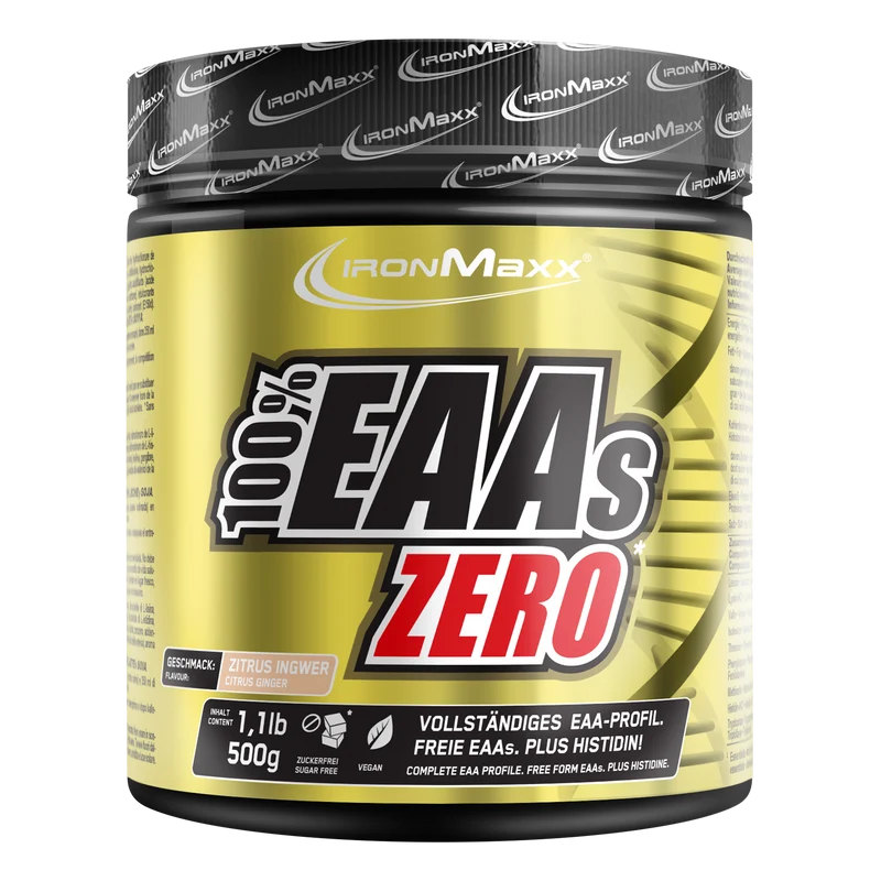 100% EAAs Zero (500g) - Zitrus-Ingwer