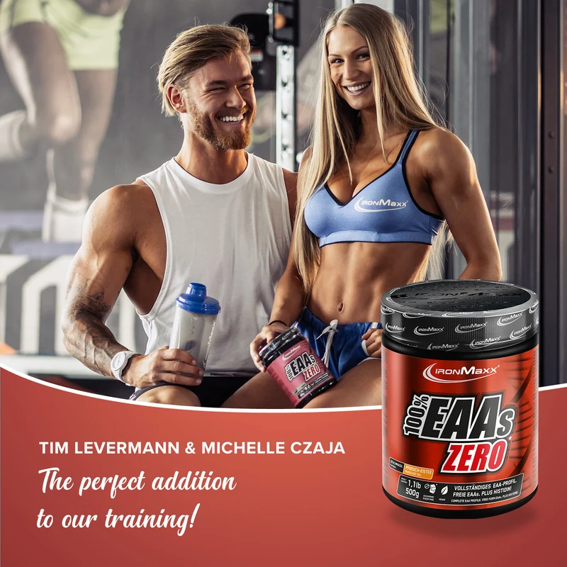 100% EAAs Zero (500g) - Peach Ice Tea