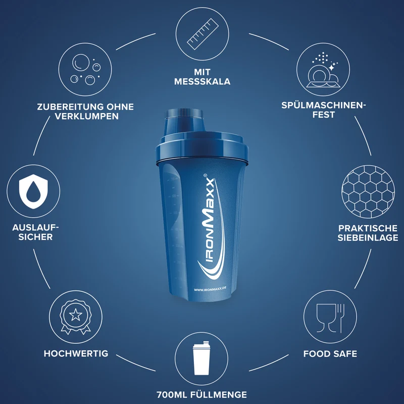 Shaker (700ml) - Dunkelblau