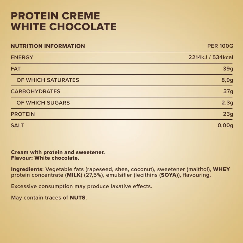 Protein Creme (250g) - Weiße Schokolade Special Edition