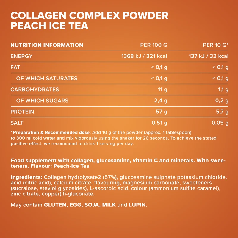 Collagen Complex Powder (300g) - Peach Ice Tea