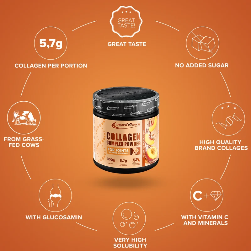 Collagen Complex Powder (300g) - Peach Ice Tea