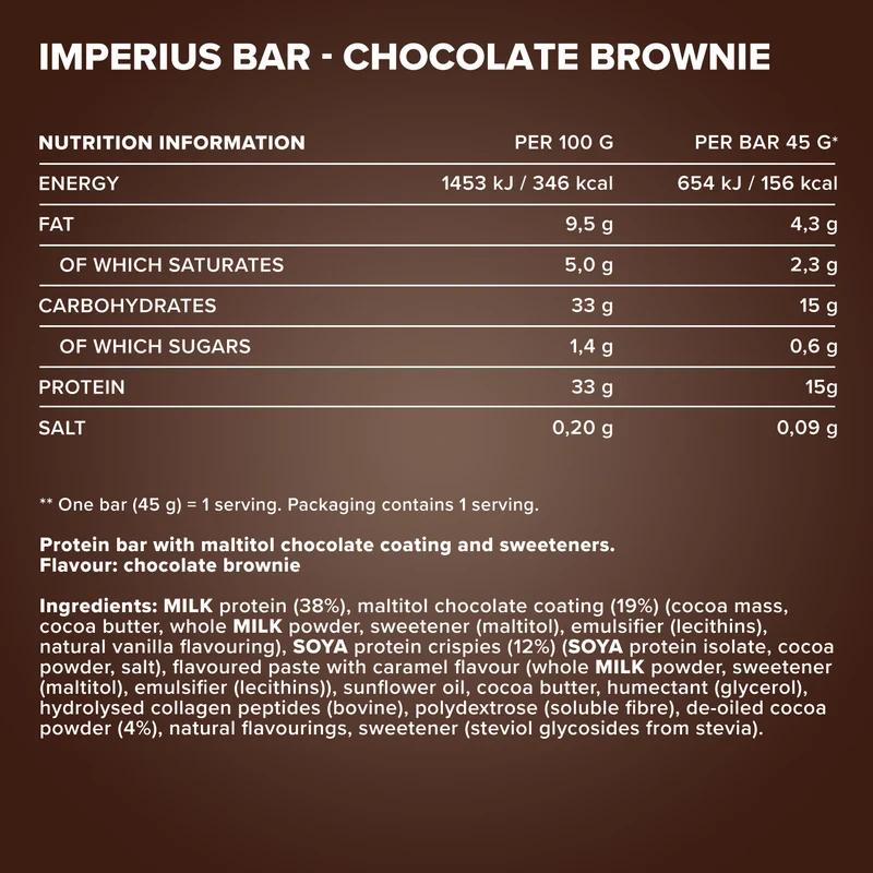 Imperius (24x45g) - Chocolate Brownie