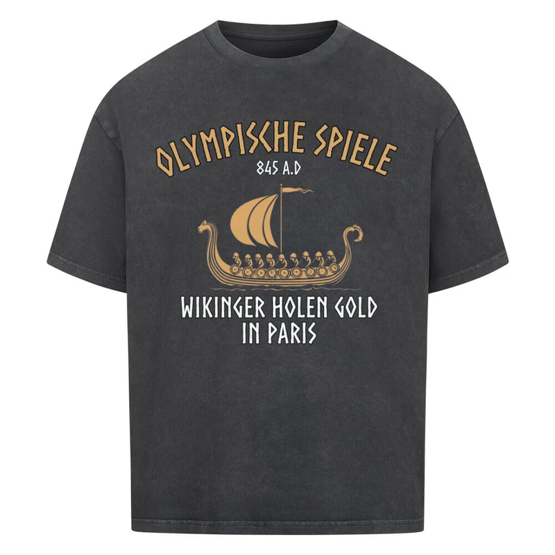 Wikinger holen Gold - Oversized Herren Shirt Unisex