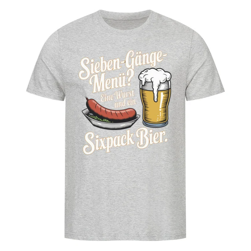 Sieben-Gänge-Menü - Herren Premiumshirt