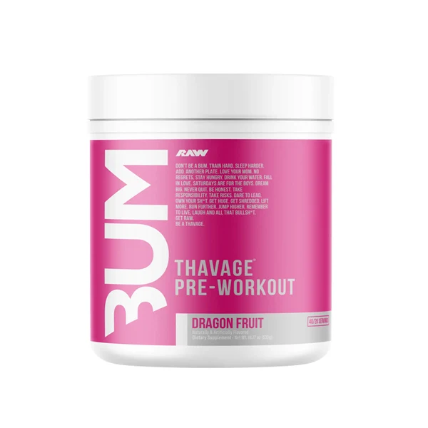 RAW Nutrition CBUM THAVAGE PRE WORKOUT, 520 g Dose