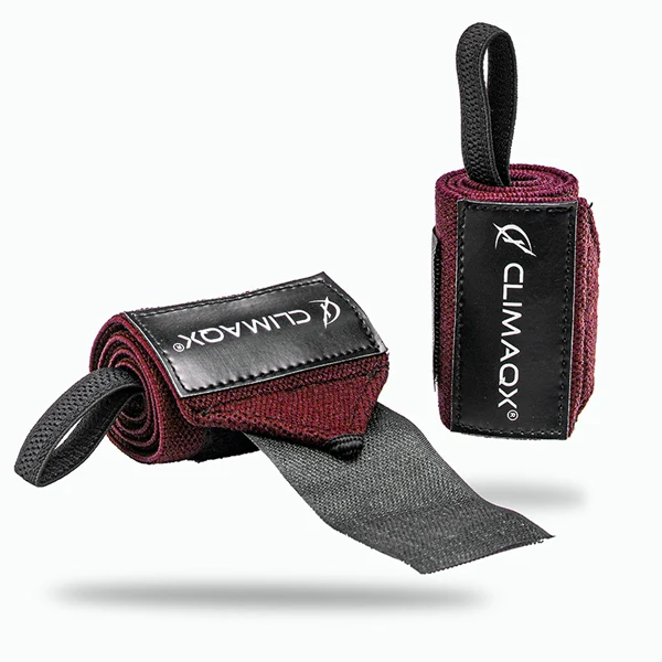 Climaqx HANDGELENK BANDAGE Bordeaux-Rot, Paar