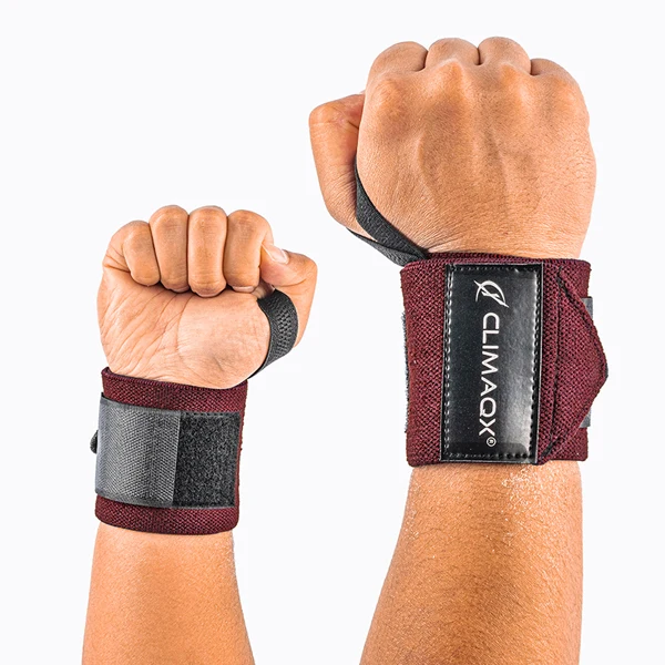 Climaqx HANDGELENK BANDAGE Bordeaux-Rot, Paar