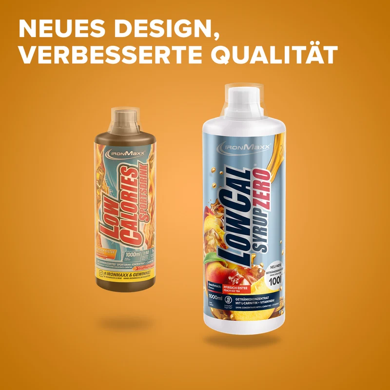 LowCal Syrup Zero (1000ml) - Pfirsich-Eistee
