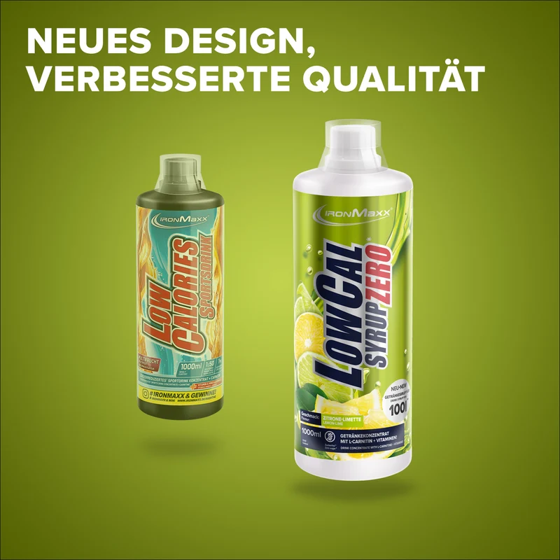 LowCal Syrup Zero (1000ml) - Zitrone Limette