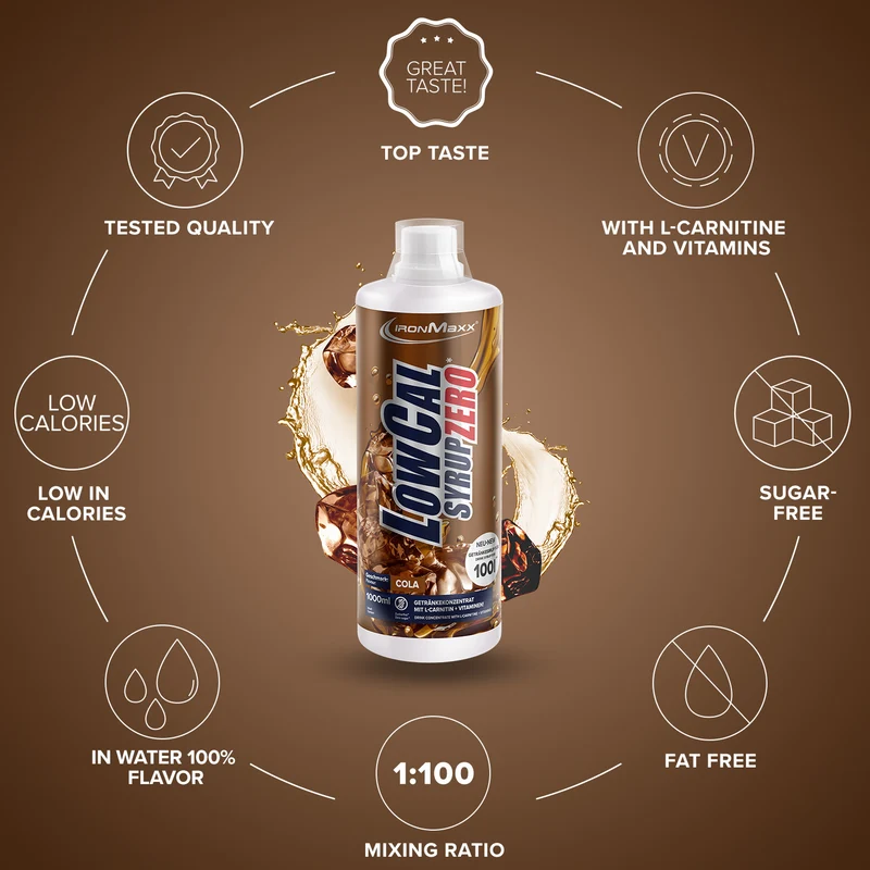 LowCal Syrup Zero (1000ml) - Cola