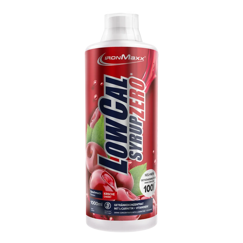LowCal Syrup Zero (1000ml) - Kirsche