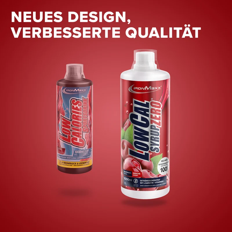 LowCal Syrup Zero (1000ml) - Kirsche