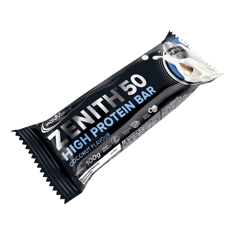 ZENITH® 50 Protein Riegel (100g) - Kokosnuss