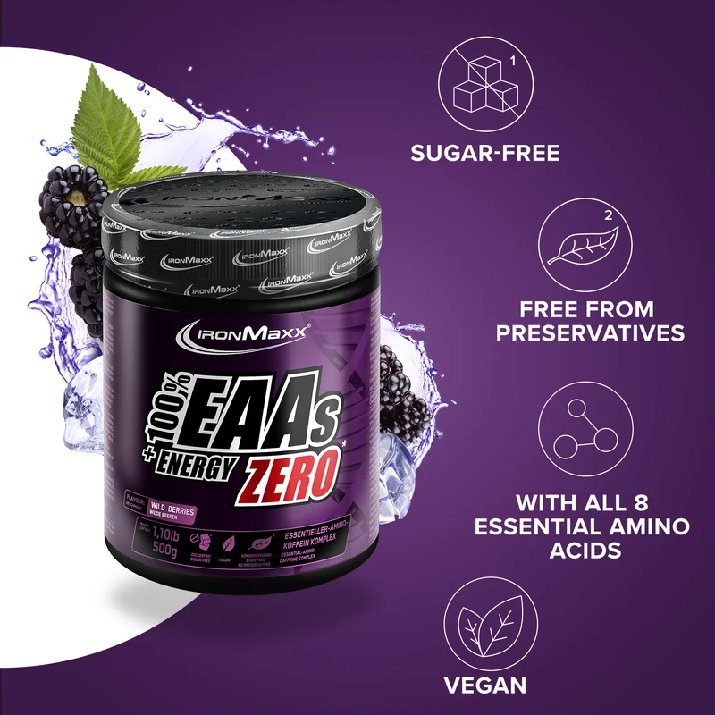 EAAs + Energy ZERO (500g) - Wild Berries