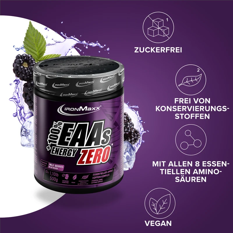 EAAs + Energy ZERO (500g) - Wild Berries