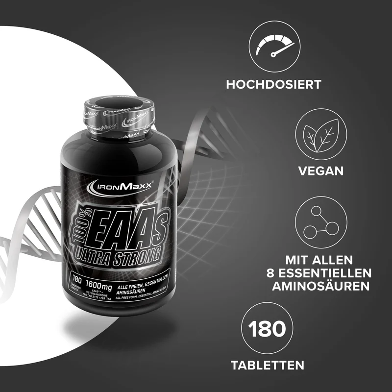 100% EAAs Ultra Strong - 180 Tabletten