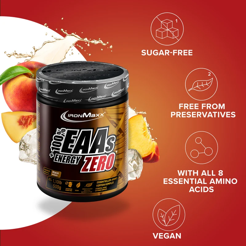 EAAs + Energy ZERO (500g) - Peach