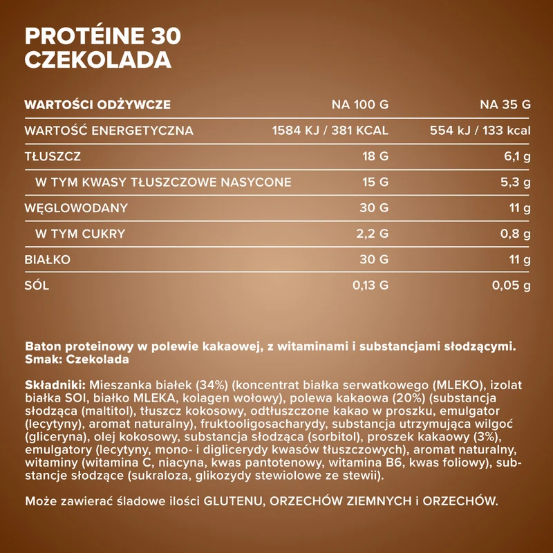 Protein 30 Protein Riegel (35g) - Schokolade
