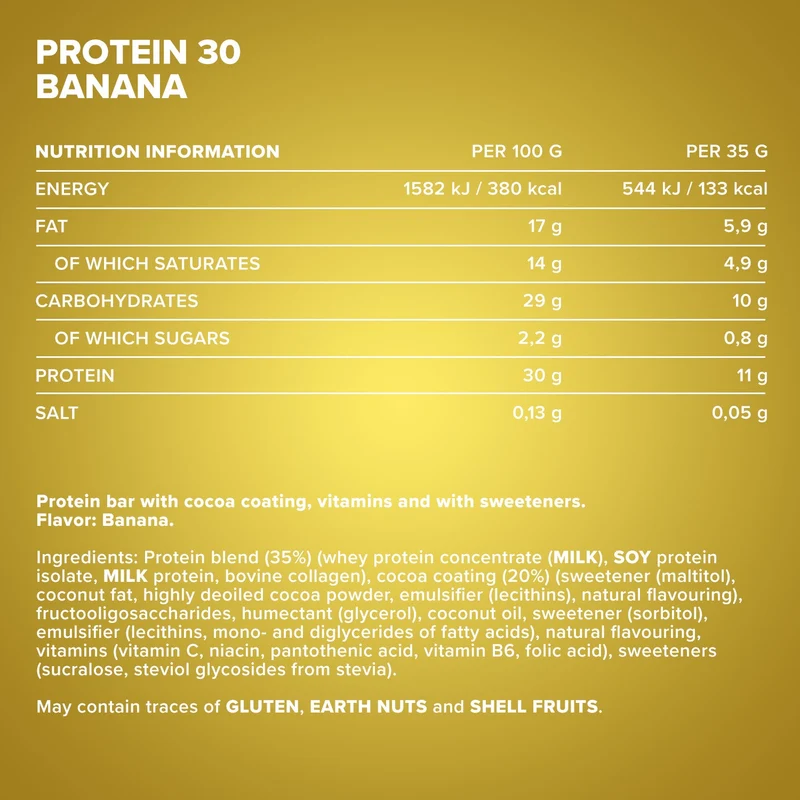 Protein 30 Protein Riegel (35g) - Banane