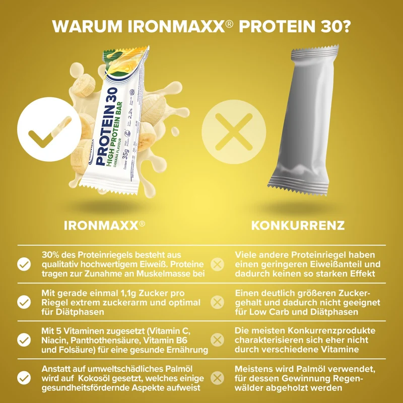 Protein 30 Protein Riegel (35g) - Banane