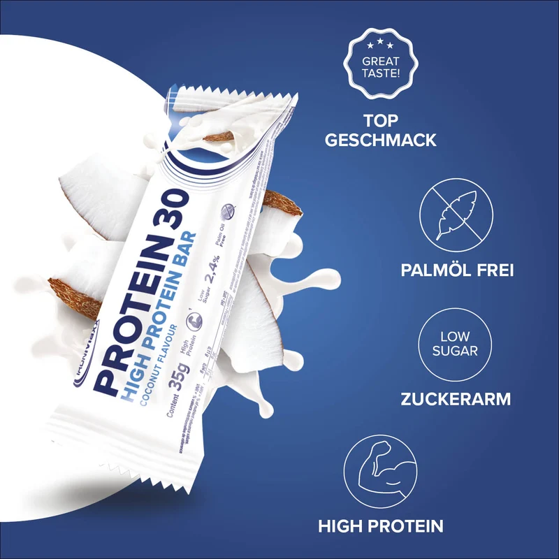 Protein 30 Protein Riegel (35g) - Kokosnuss