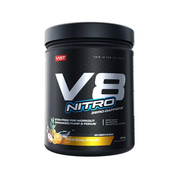 Vast V8 NITRO STIM FREE, 364 g Dose