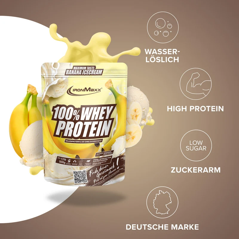 100% Whey Protein (500g) - Banana Ice Cream
