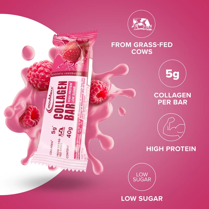 Collagen Bar (40g) - Raspberry