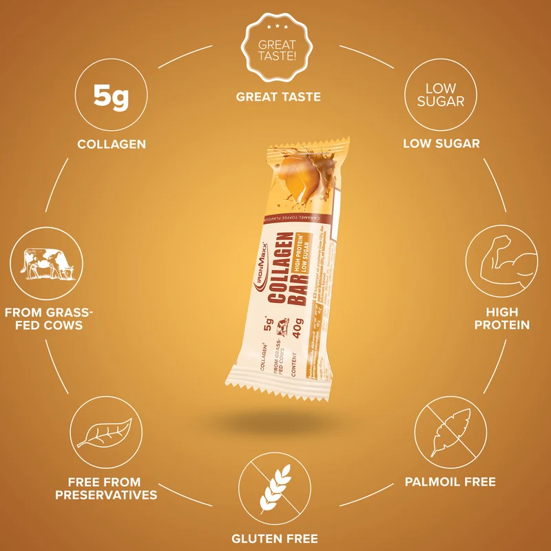 Collagen Bar (40g) - Caramel