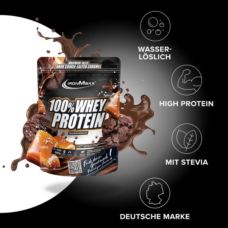 100% Whey Protein (500g) - Dark Cookie Salted Caramel