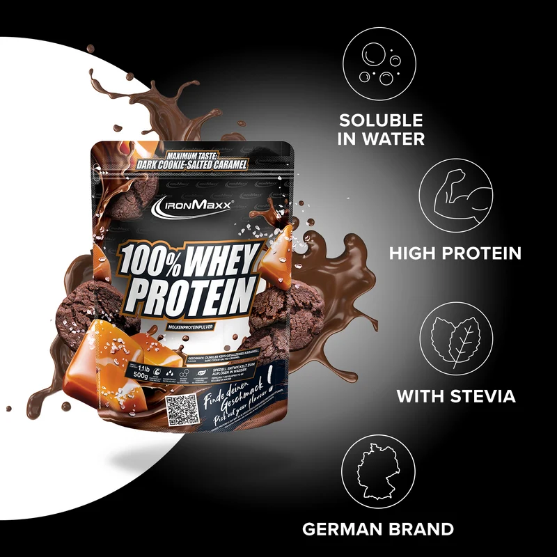 100% Whey Protein (500g) - Dark Cookie Salted Caramel
