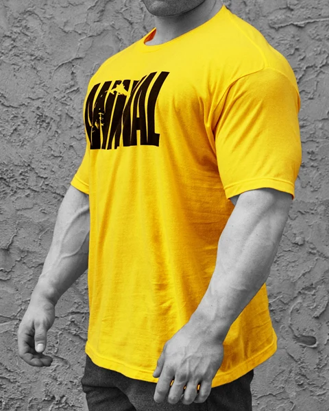 Universal T-SHIRT ANIMAL, Gelb