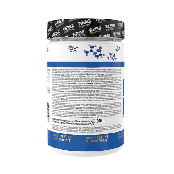 Weider PURE CREATINE, 600 g Dose