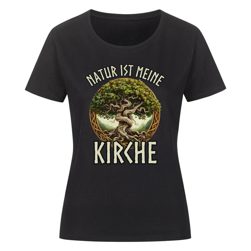 Heidnische Kirche - Damenshirt