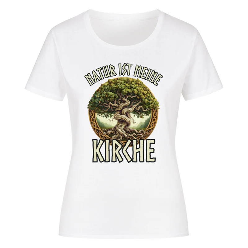 Heidnische Kirche - Damenshirt