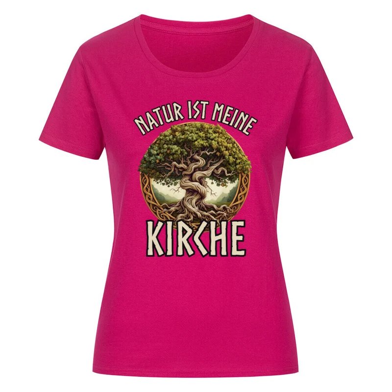 Heidnische Kirche - Damenshirt
