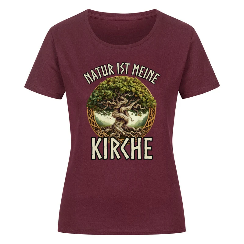 Heidnische Kirche - Damenshirt