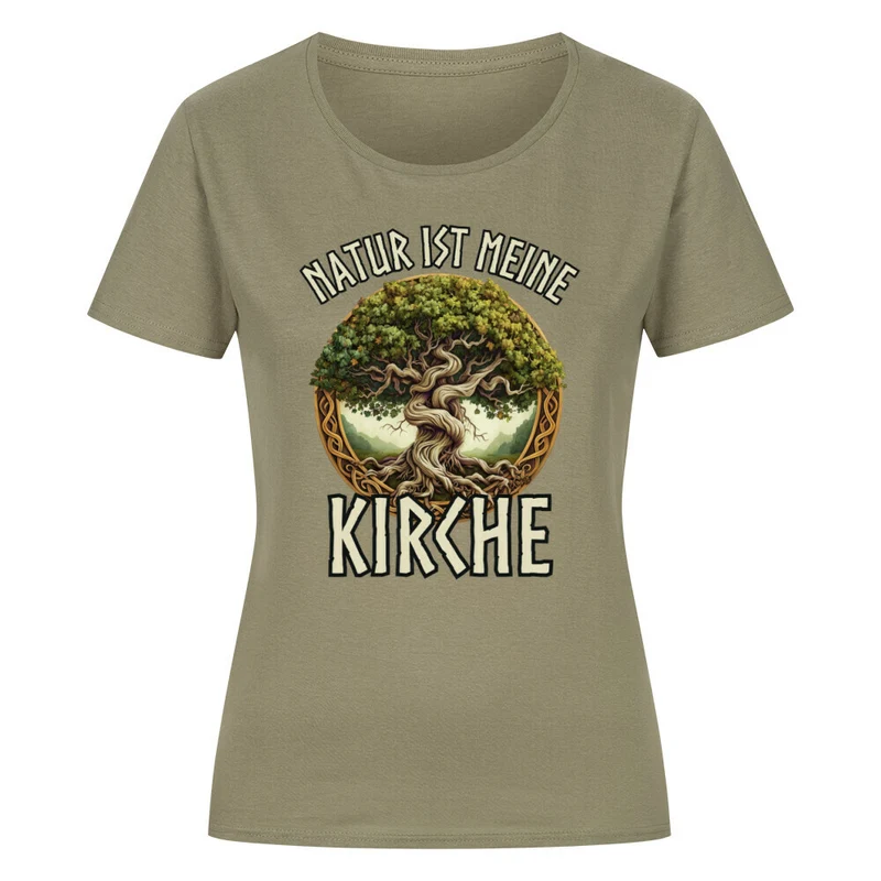 Heidnische Kirche - Damenshirt