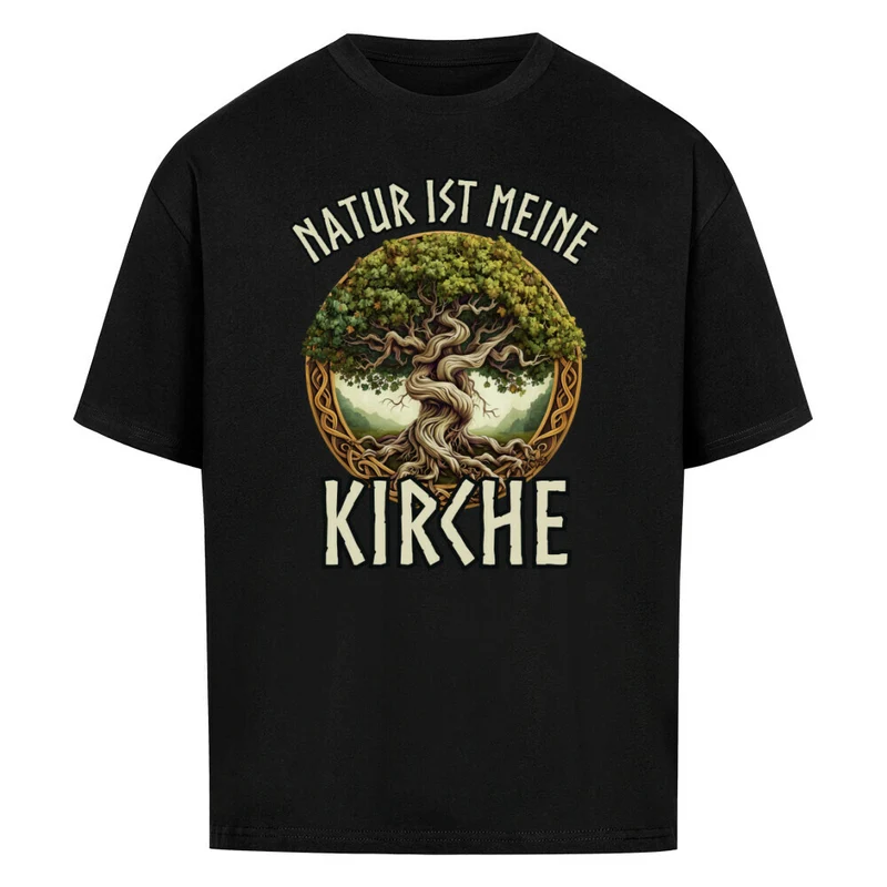 Heidnische Kirche - Oversized Premium Shirt Unisex