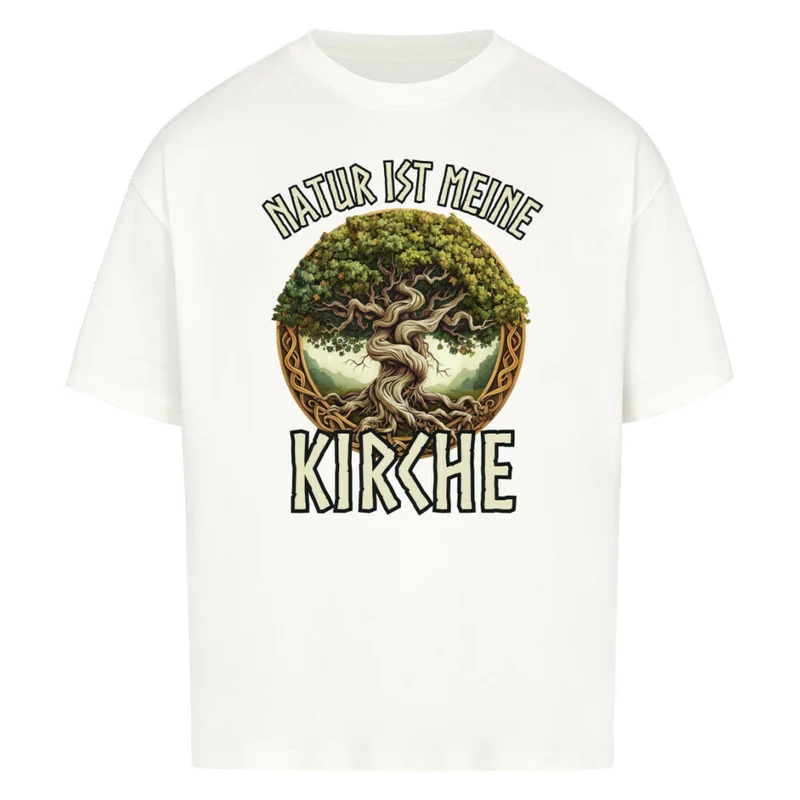 Heidnische Kirche - Oversized Premium Shirt Unisex