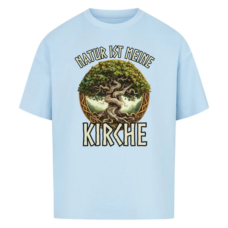Heidnische Kirche - Oversized Premium Shirt Unisex