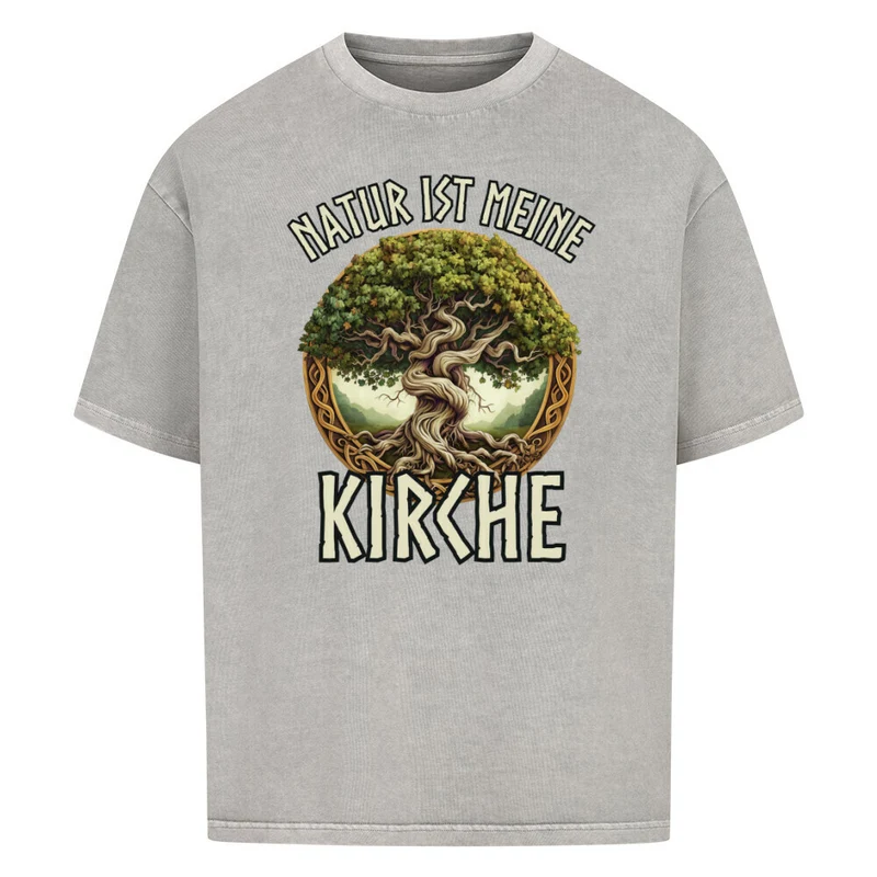 Heidnische Kirche - Oversized Premium Shirt Unisex