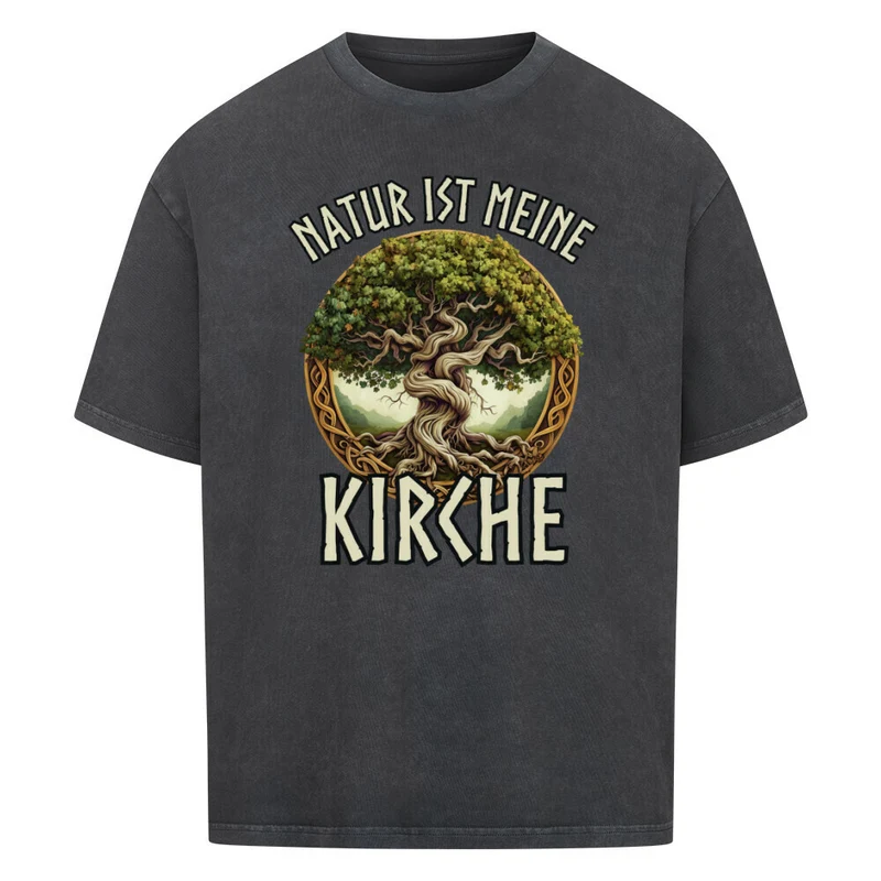 Heidnische Kirche - Oversized Premium Shirt Unisex