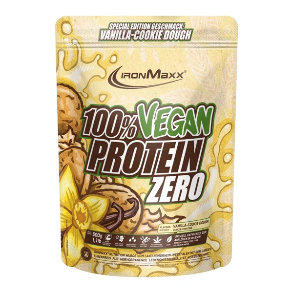 IronMaxx 100% VEGAN PROTEIN ZERO, 500 g Beutel